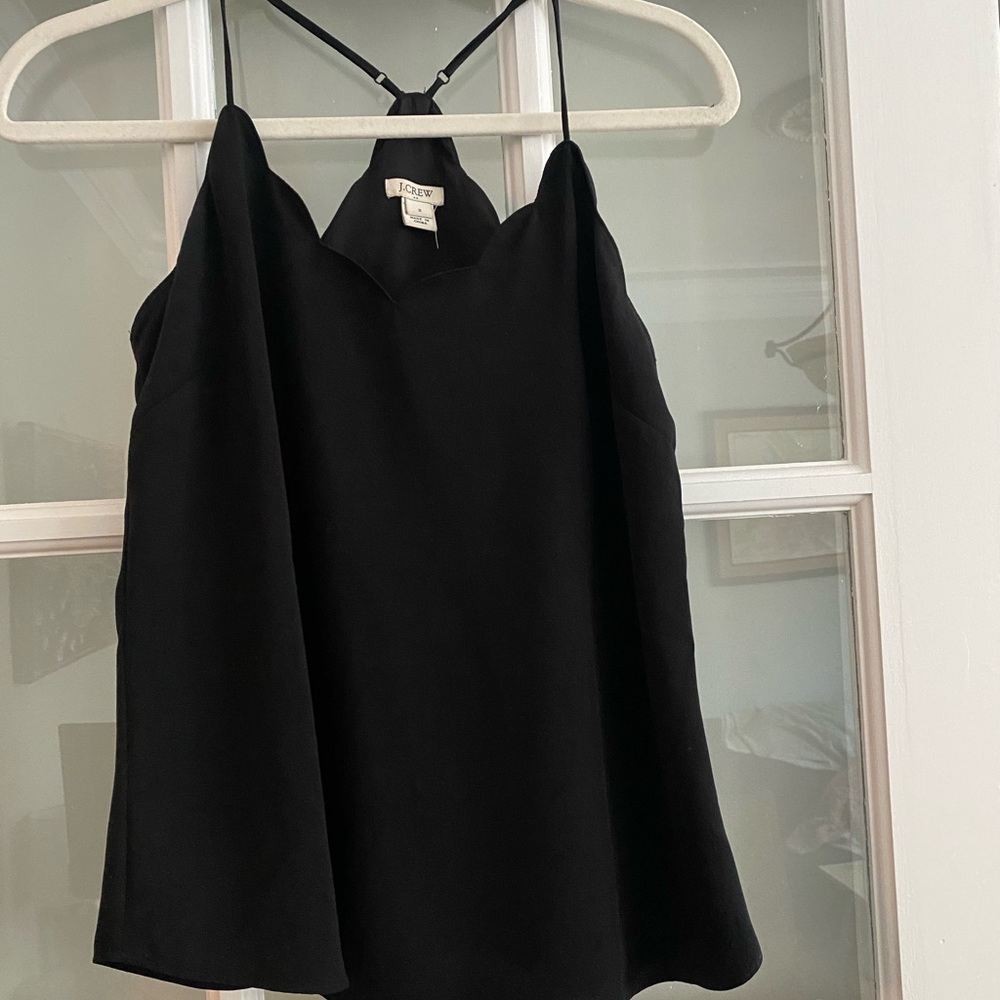 JCrew Scallop Tank Top